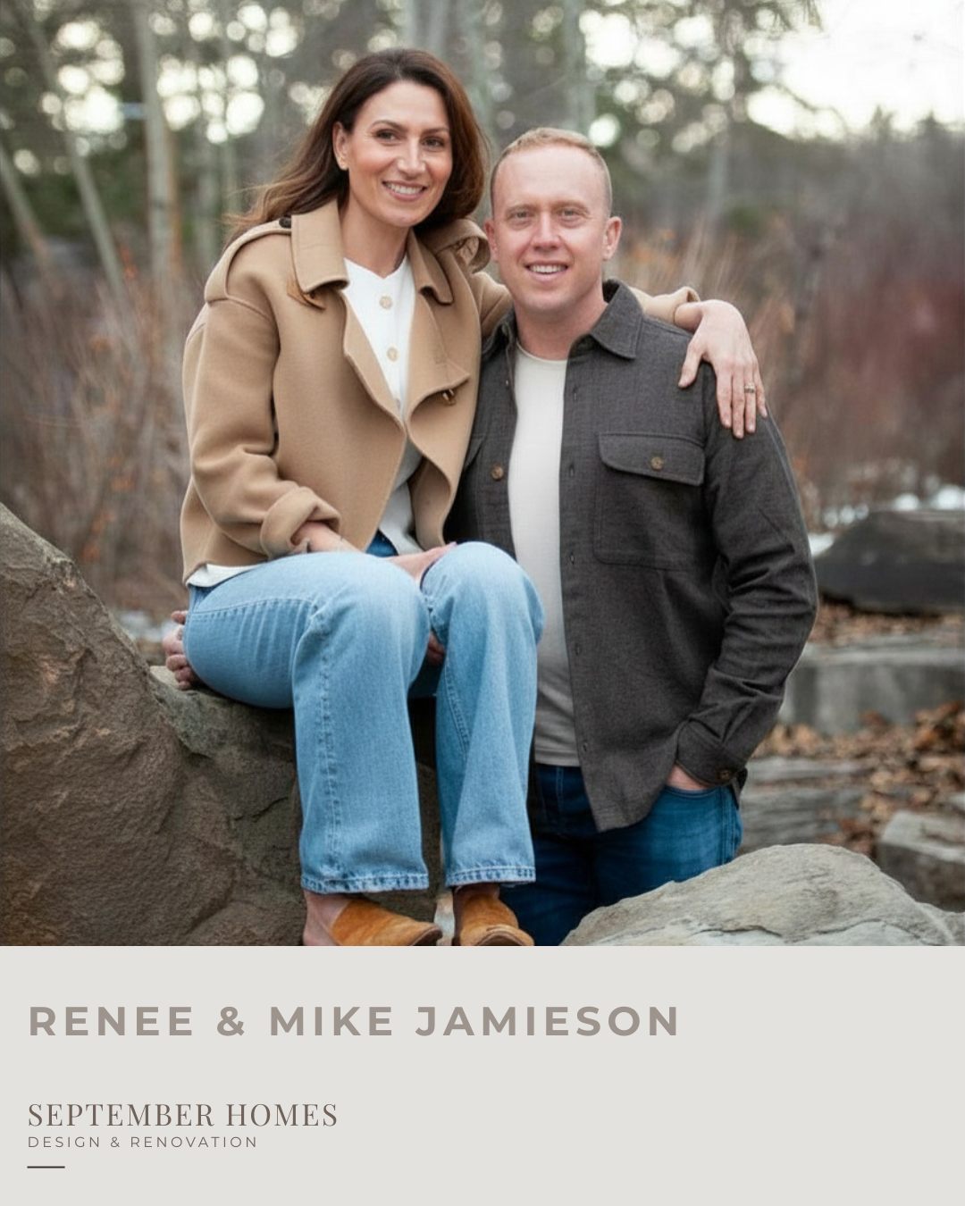 Renee and Mike Jamieson, founders of September Homes